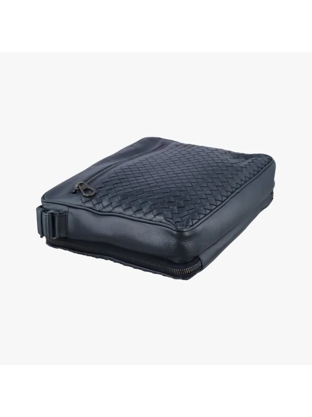 ★SOLD★ Bottega Veneta Intrecciato Navy Lambskin - Picture 5 of 15